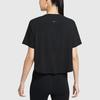Nike One Series Quick-Dry Loose Comfortable Short Sleeve T-Shirt Women Tops Black Clear HJ1066-010