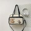 Transparent Large Capacity Hand-held Shoulder Bag, Square Fashi Crossbody Tote Bags, Suitable for Commuting Banquet Occasis