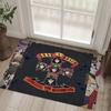 Guns N’ Roses Design Crystal Velvet Carpet Cozy Non?Slip Printed Rug For Bedroom Living Room Entrance