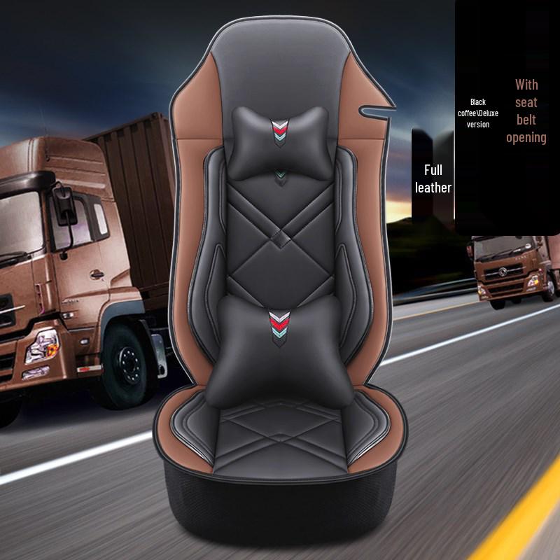 Delong M3000 All-Season Leather Seat Cover for Truck (Main Driver)