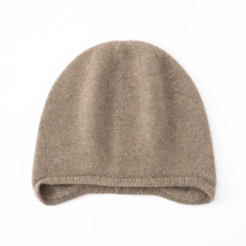 Women's 100% Pure Cashmere Knit Hat - Warm, Versatile, New Autumn/Winter Style