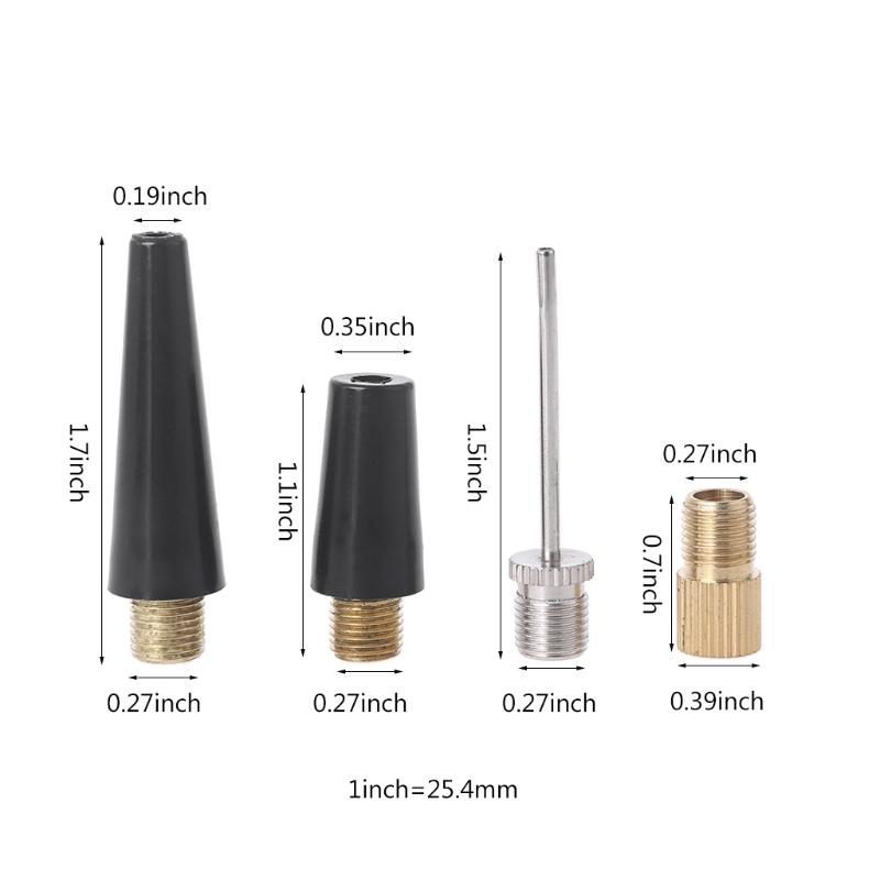 Bike Tire   Adapters Ball Pumps Needle Balloon Nozzle Inflation set   Inflator Adapters Air Pumps Accessories