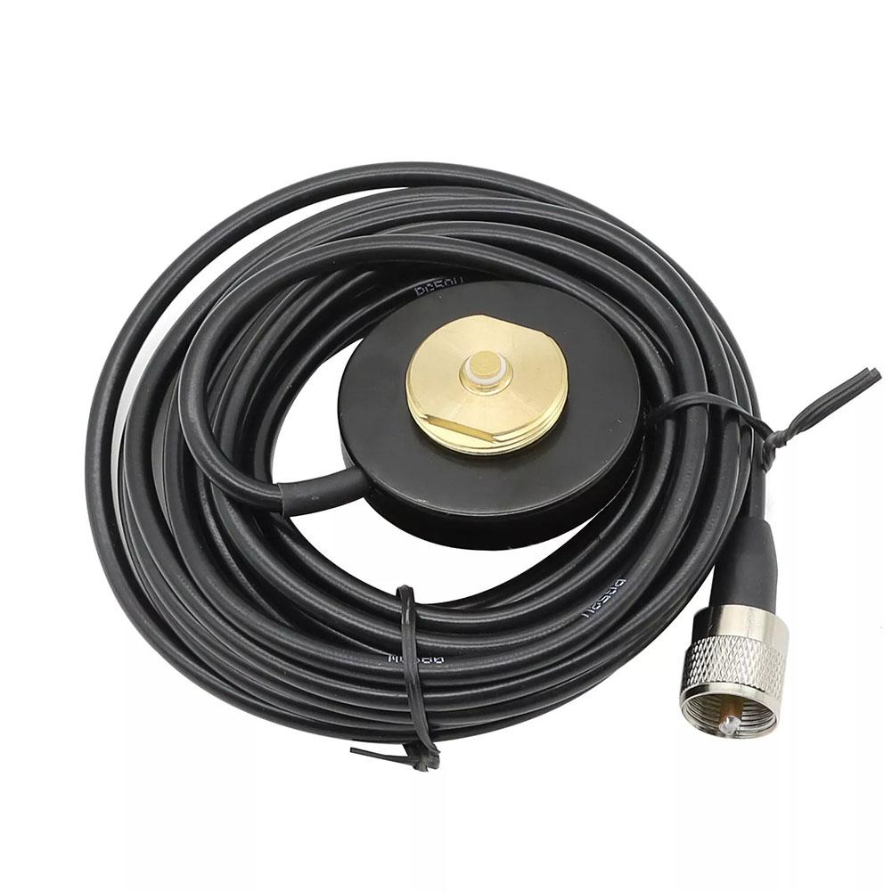 1pc NMO Magnet Antenna Mounting Antenna Base PL-259 Magnetic Plug 5M RG58 Coaxial Cable Mini NMO Mounting Base For Mobile Radios