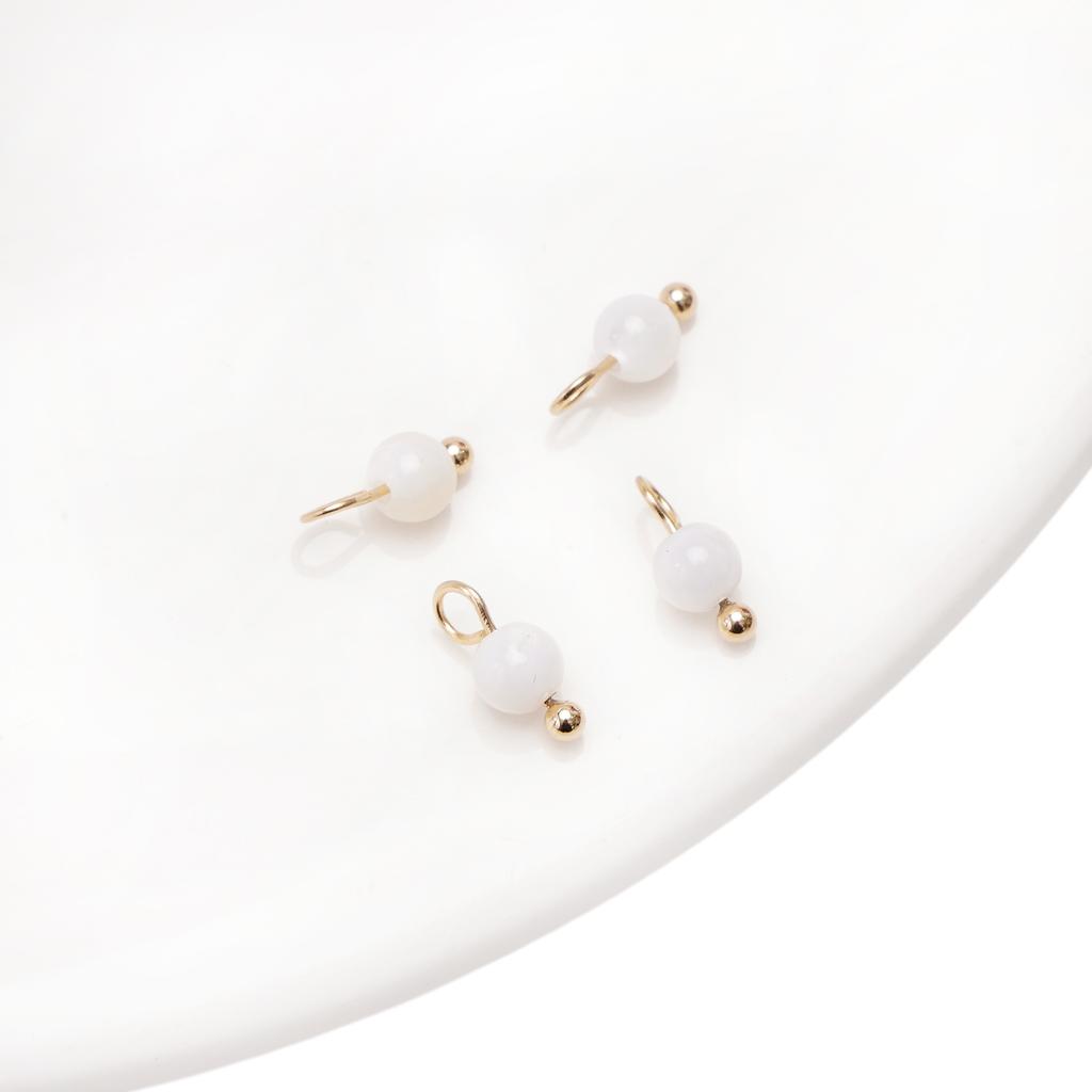 Natural Freshwater Pearl Pendant For DIY Bracelets Necklaces Jewelry Making