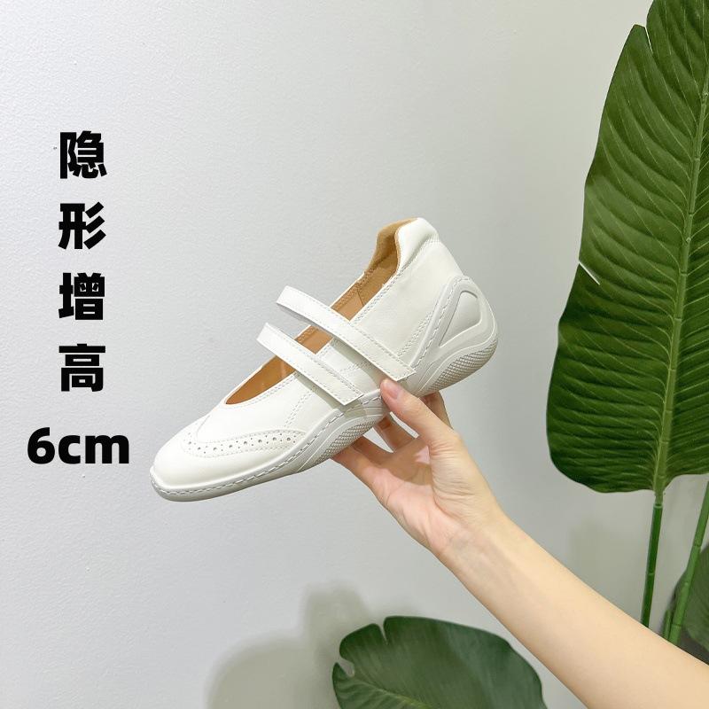 

Маленький внутренний каблук, серебристые туфли Мэри Джейн, женские весенние новые повседневные спортивные балетки на плоской подошве 40