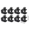 8Pcs Plastic Rivet Fastener Fastening Nut Car Mud Fender Screws and Bolts Replacement Screws Mudguard Fixer Bumper Clamp