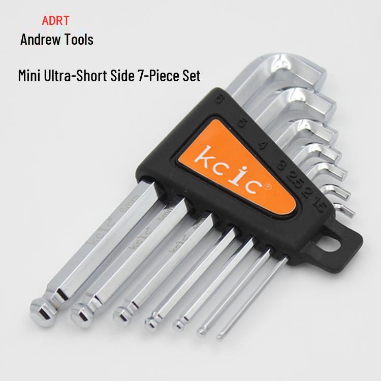 Taiwan Torx Hex Socket Wrench Set, Short Tail, 7-Piece  9-Piece, Anti-theft, Metric  Imperial