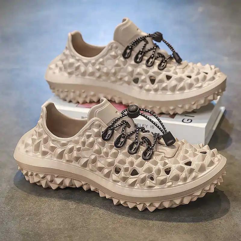 High Sole Increase Height Summer Beach Sandals For Men Snekers For Men Shoes Bath Slipper Sneakers Sport Stylish Luxus