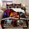 Horror Movie Posters Set Bedding 1 Duvet Cover 2 Pillowcase Without Core Christmas Birthday Gift Bedding Set Soft And Comfortable