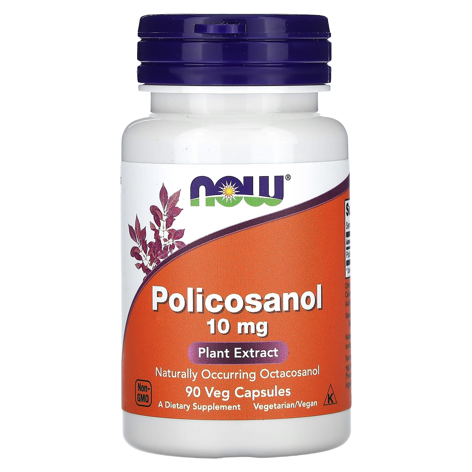 

Policosanol, 10 Mg, 90 Vegetable Capsules