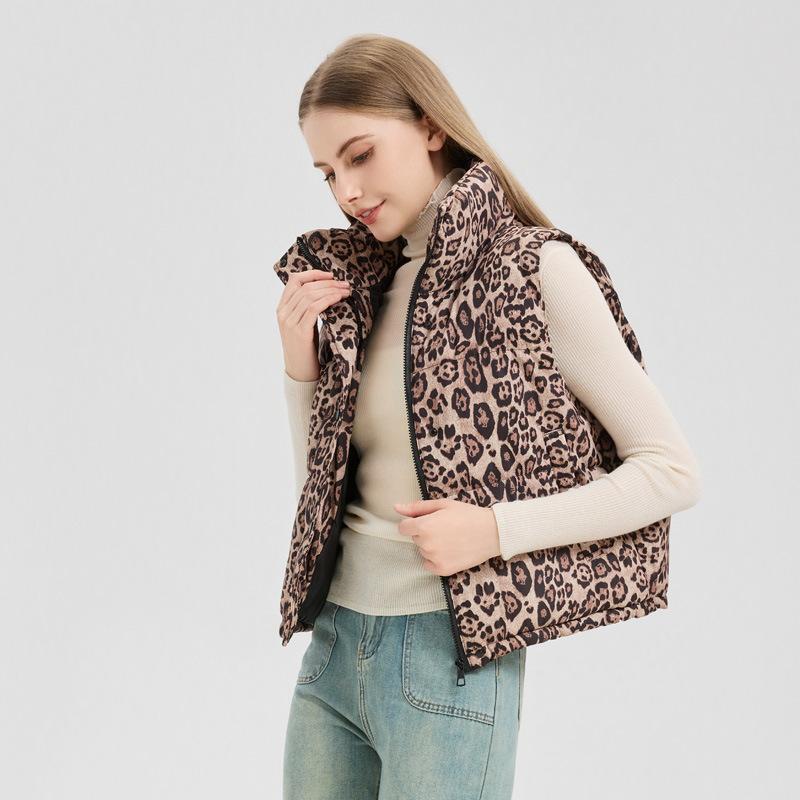 Winter New Vest Short Fashion Korean Version Thin Women's Vest Jacket