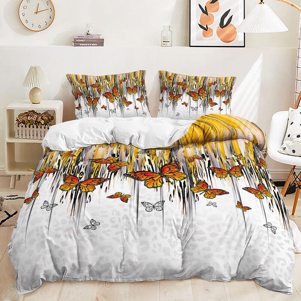 

Серія Butterfly Doona/Ковдра/Підковдра Односпальний/Двоспальний/Королівський комплект постільної білизни SupKing 220x260cm