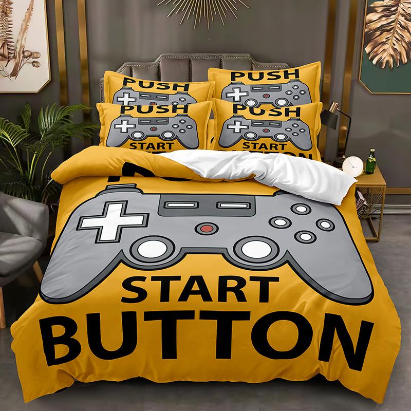 Imprimare tehnologică de modă, imprimare digitală 3D, lenjerie de pat, huse de plapapă, fețe de pernă, seturi din trei piese