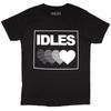 T-shirt Unisex Idles: Cuore Degradato (X-Large)