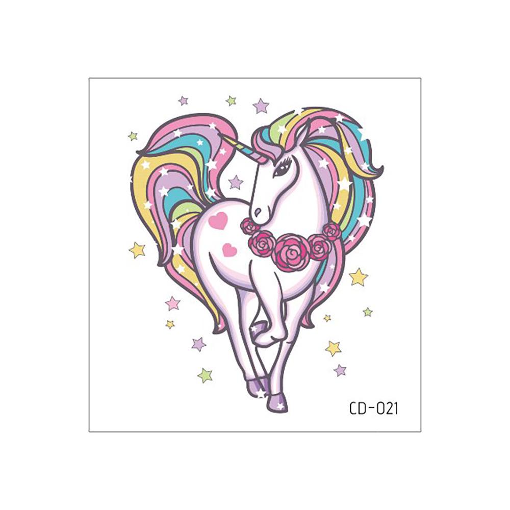 Waterproof Temporary Tattoos for Kids - Flamingo & Unicorn Designs