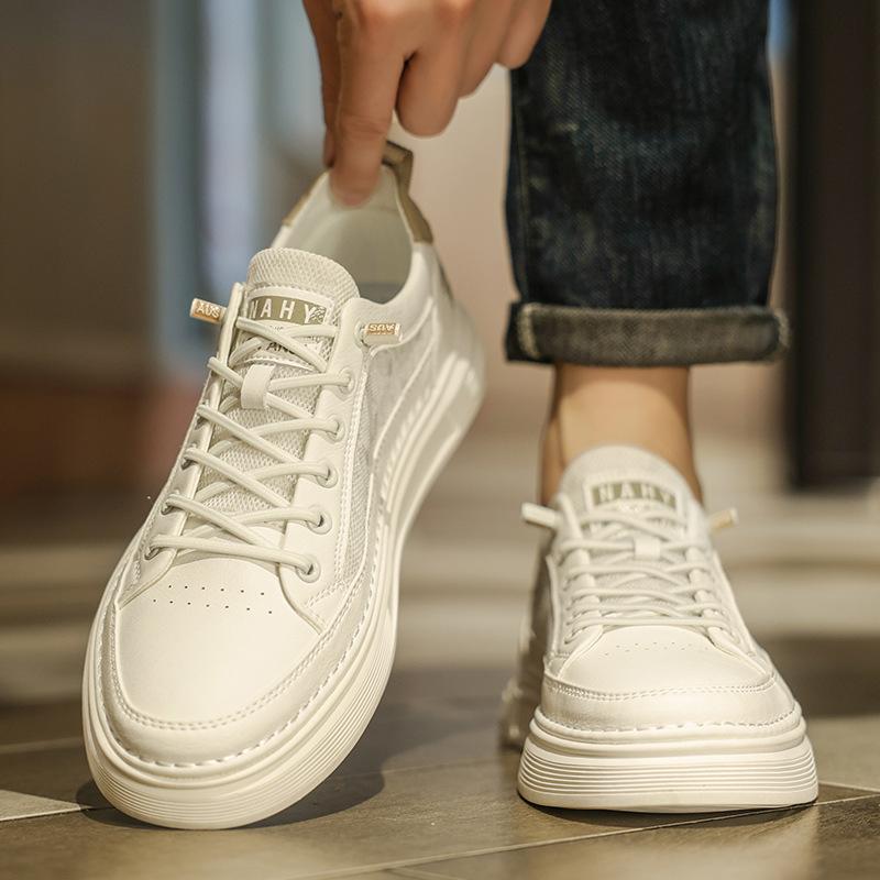 

Shoes men s 2025 new popular student versatile little white shoes men s flat casual trendy shoes one-pedal sports board shoes 39