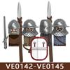 Castello Medievale Cavalieri Soldato Figure Blocchi da Costruzione Fanteria Legione Impero Guerriero Arco Spada Casco Milizia Mattoncini Giocattolo Regali