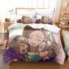 Neues Dragon Quest Bettwäscheset Einzelbett Twin Bett Vollbett Queen Size King Size Bettwäscheset für Erwachsene Kinder Schlafzimmer Bettbezug-Sets Anime