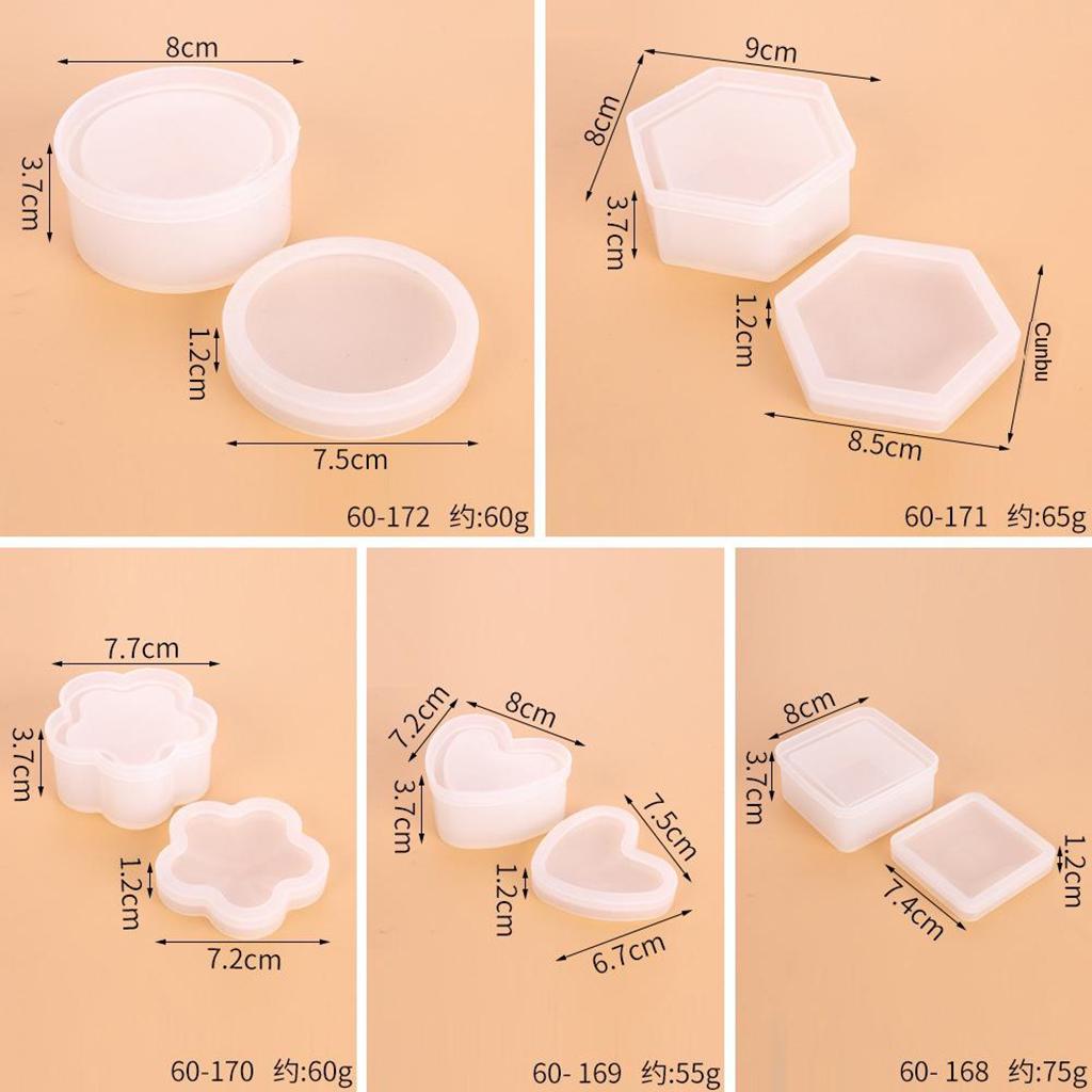 2 Stampi In Silicone A Forma Di Fiore | Per Sapone, Candele, Resina E Cioccolato | Riusabili E Flessibili