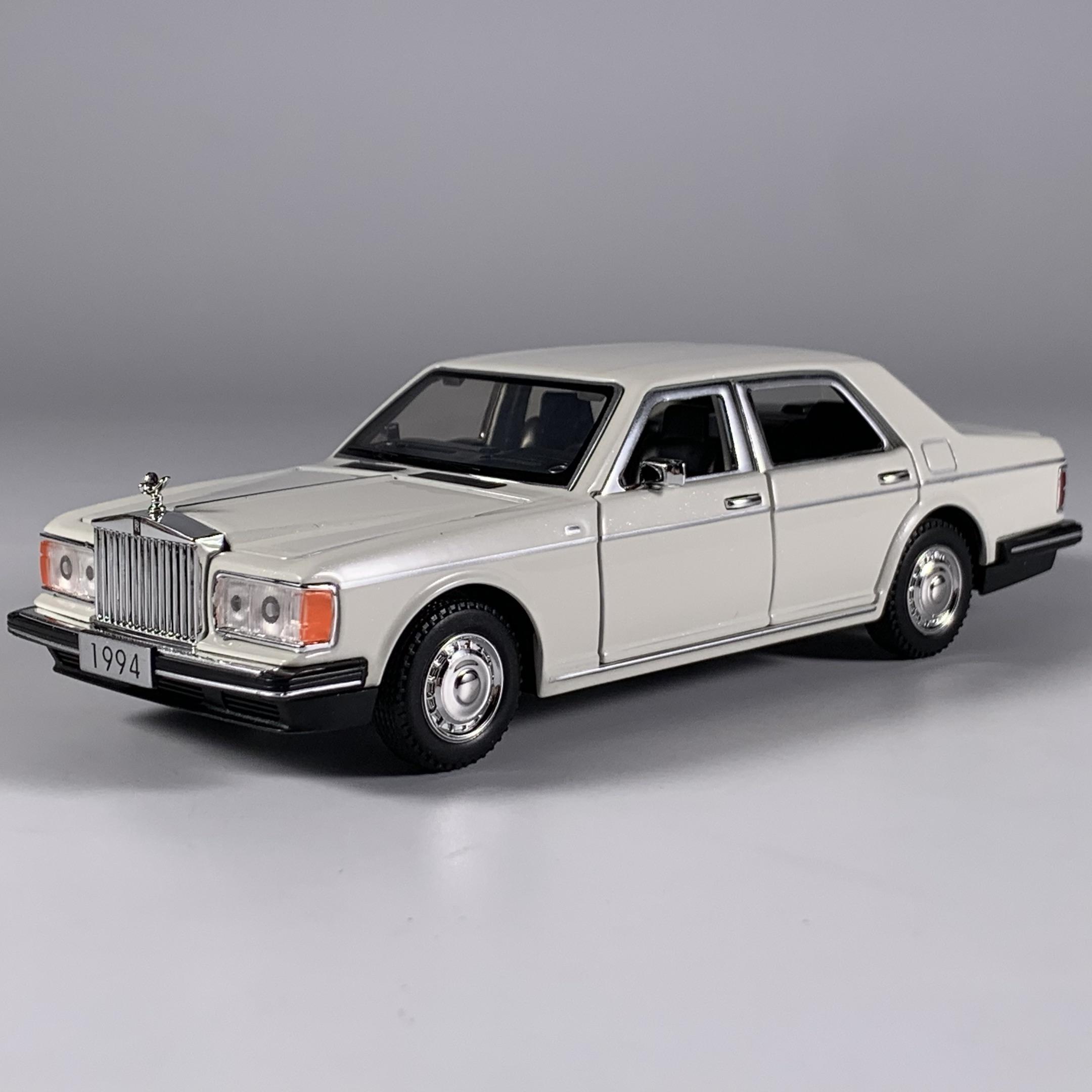 

1:32 1994 Rolls Royce Silver Spur Limousine Alloy Metal Diecast Model Car Hobby Collection Desktop Decoration Toys Kids Gift Boy белый