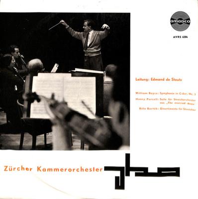 Disque Vinyle ZURCHER KAMMERORCHESTER, EDMOND DE  - Symphonie en do majeur, n°. 3 / Suite F AVRS6204 AMADEO Autriche Classique Occasion