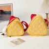 Creative Protective Case For Instant Camera With Embroidery And Cute Cheese Design For Daily Use