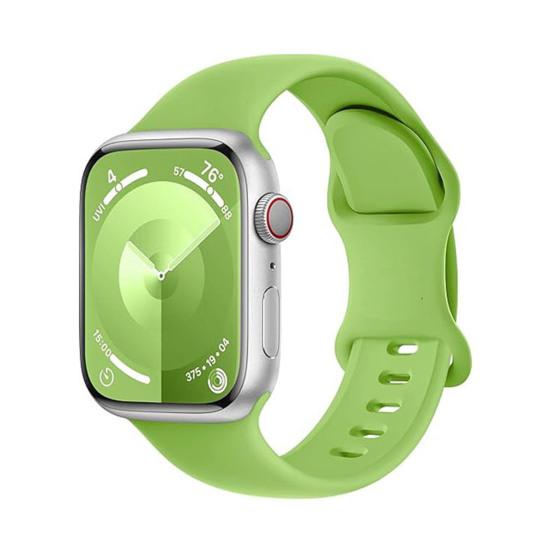 Silicone Watch Band Waterproof Sweat-Proof Replacement Band Soft Solid Color Watch Strap for Apple Watch Series Ultra 2