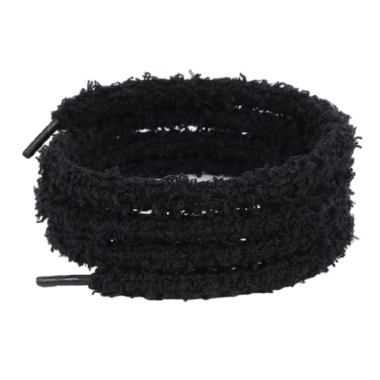 Soft Plush Shoe Lace 120cm Long Polyester Shoelaces Replaceable Sneakers Lace for Adults Trainers Footwear Decoration