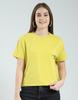 Womens Printed Round Neck Half Sleeve Regular Fit Top