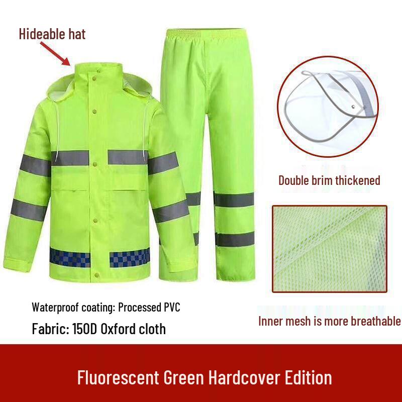 ZISIZ Heavy-Duty Professional Rain Suit