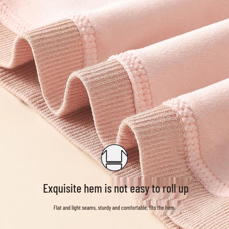 Langsha Women's Thickened Fleece-Lined Thermal Underwear Set