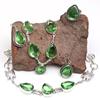 Peridot   Gemstone Pendant Jewelry Set Quartz Necklace 18-20''
