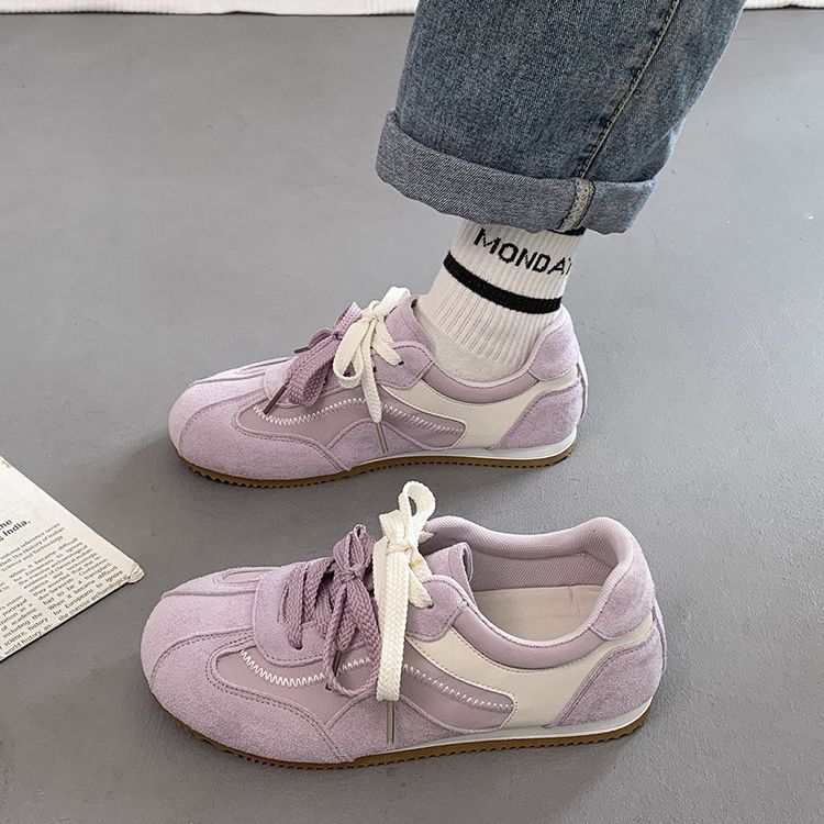Retro flat-bottomed German training shoes women's spring and summer 2025 new casual breathable Forrest Gump shoes versatile casual single shoes women'