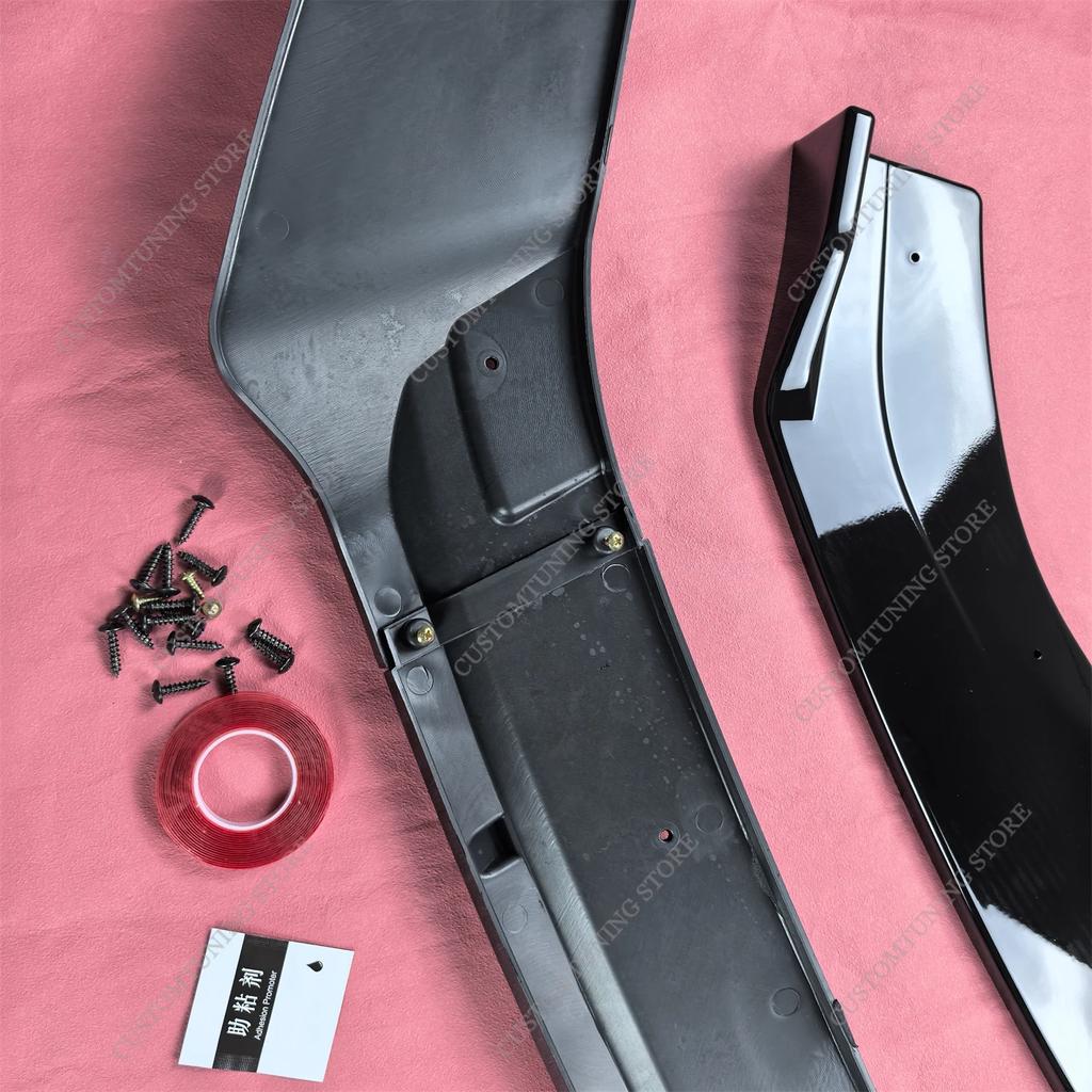 For Ford Focus MK3 ST 2012-2014 Pre-Facelift Gloss Black Front Bumper Lip Spoiler Splitter Diffuser Retrofit Bodykits Tuning