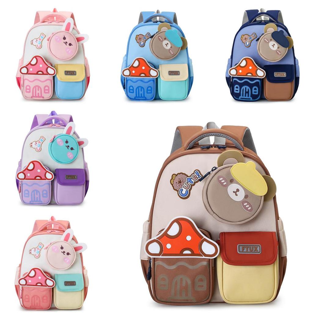 Kindergarten Backpack For Toddlers Kids Childrens School Bag With Padded Straps For Learning