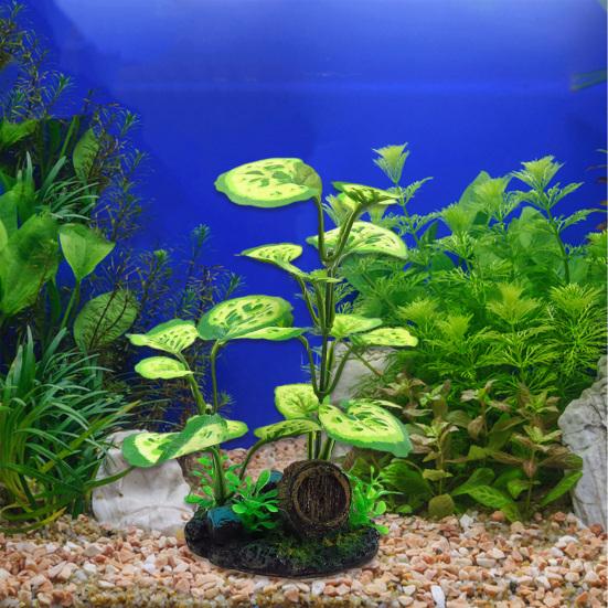 Fish Tank Green Plants Simulated Water Plants Aquarium Landscaping Ornament Realistic Fish Tank Plastic Seaweed for DIY Fish Tank Decor