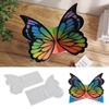 Creative Silicone Butterfly Shape Bookshelf Resin Mold Unique Bookrack Ornament Mould Artistic Book Rack Making Molds
