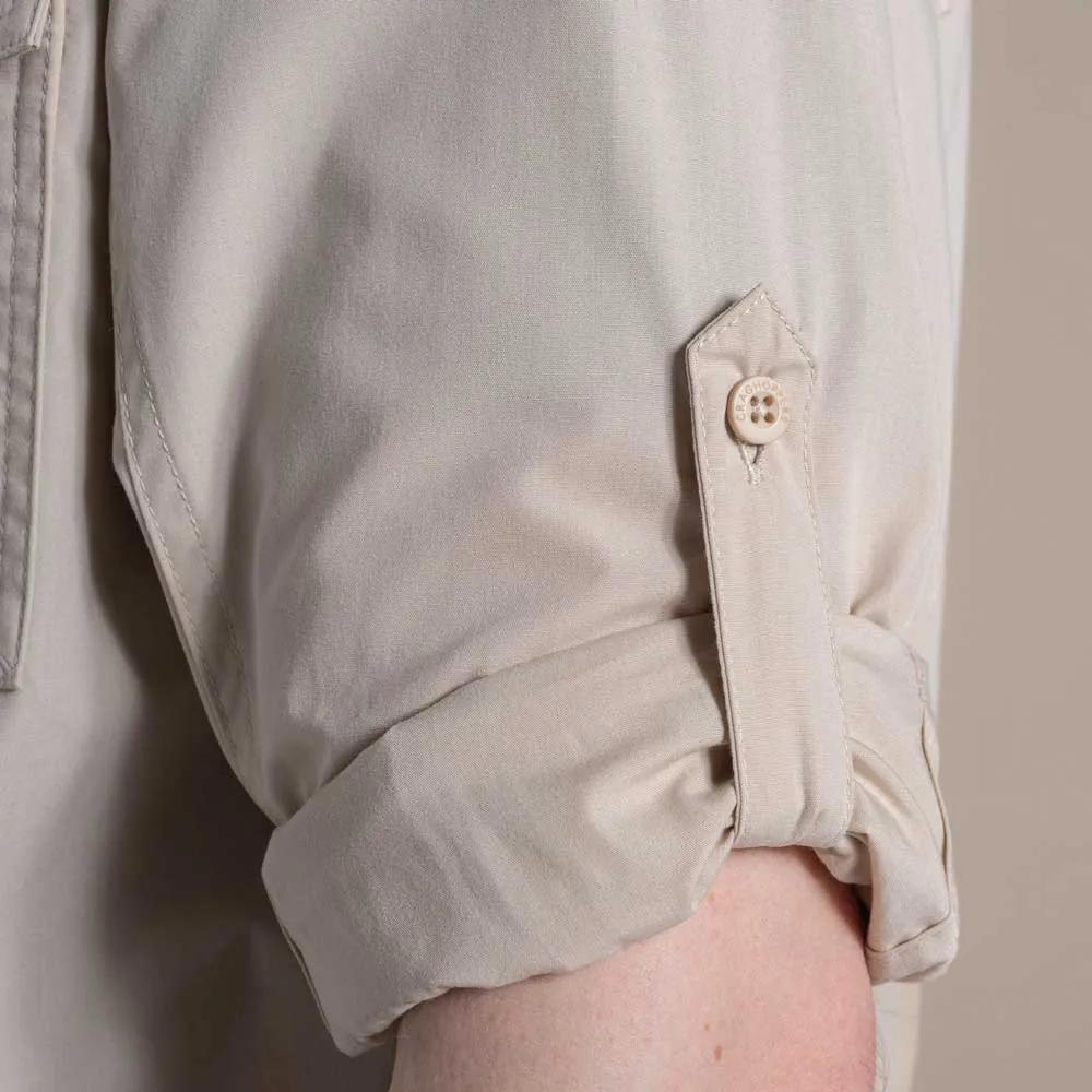 Craghoppers Kiwi Ii Shirt Polycotton Blend Beige