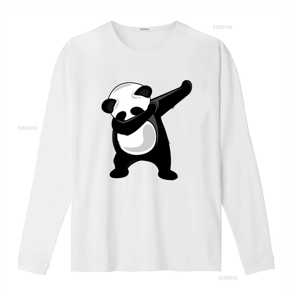 Dabbing Panda T Shirt for Casual Fashion vintage Washed Stretched Top For Everyday Wear Unisex fashion Soft designer clothes
