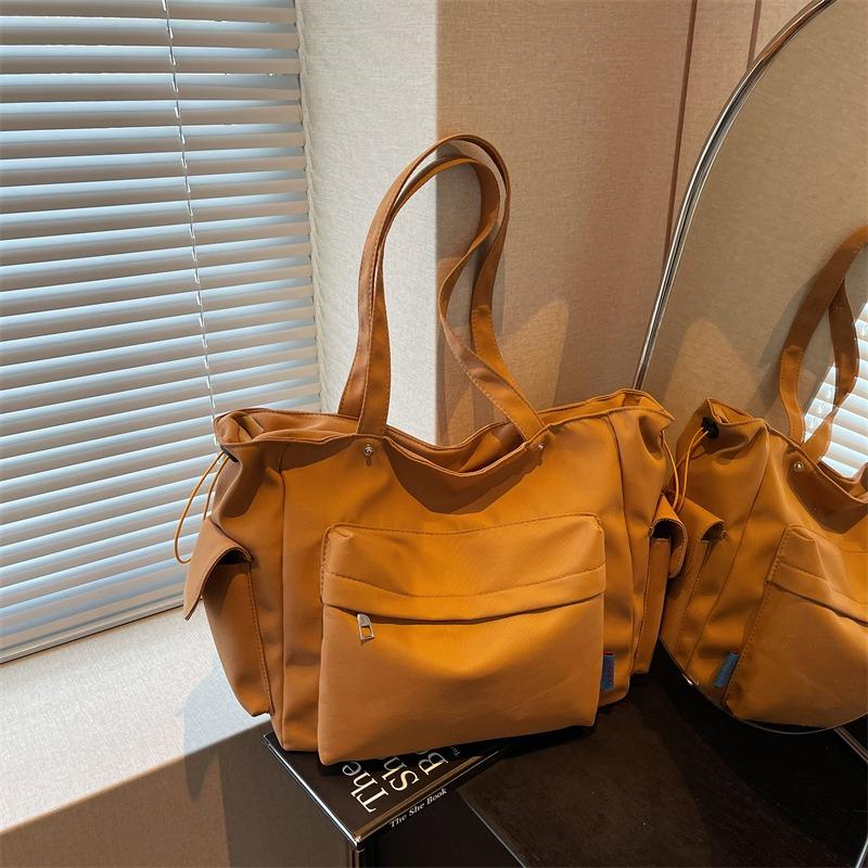Summer New Versatile Casual Simple Large-capacity Canvas Bag Female College Student Portable Tote Bag