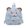 Schoolbag cartoon three-dimensional bear children's backpack printed kindergarten baby school bag boys and girls outdoor leisure backpack bag
