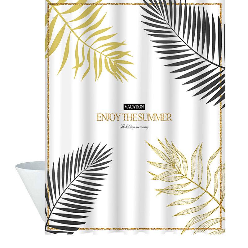 

JINRUN утолщенная водонепроницаемая занавеска для ванной комнаты, устойчивая к плесени, занавеска для душа, занавеска для душевой перегородки, занавеска для душа, занавеска для ванной комнаты, бесплатная перфорация 80*180cm