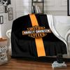 1pc Harley-Davidson Blanket, Gift, for Men and Women, Soft Blanket, Good for Sofa Bed Couch Travel, Lightweight Flannel Blanket