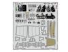Platz Italia Macchi parts for Folgore Plastic model parts 1/32 MC.202 Photo-etched M32-1
