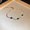 High-End Zircon Floral Heart Bracelet - Luxurious Sparkle for Women