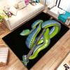 Horrible Snake Pet Area Rug,Wild Animal Carpet for Living Room Bedroom Sofa Doormat Kitchen Decoration,Non-slip Floor Mat Gift
