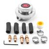 Universal Manual Adjustable Carburetor Fuel Pump 1.5-5 Psi 5/16'' 3/8'' Fuel Line Pressure Regulator for Automotive