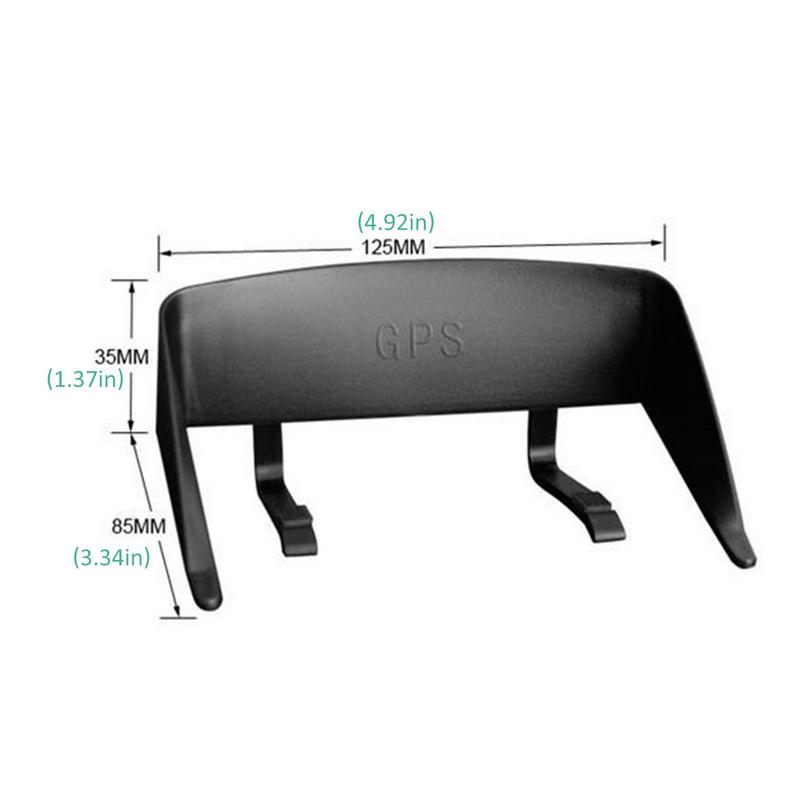 GPS Sun Shade Cover Car Navigation Visor Extender GPS Glare Reducing Visor GPS Sun Shade Cover For 5 Inch Car GPS Navigator