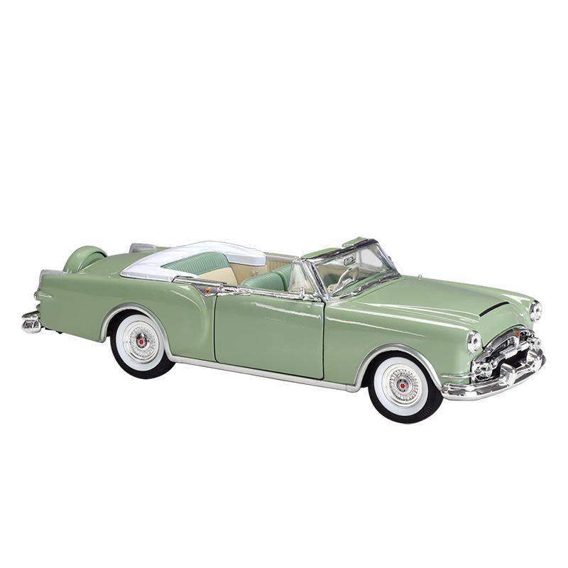 

Welly 1/28 1953 Packard Caribbean Alloy Luxy Car Model Diecast Metal Classic Old Sports Vehicles Car Model Collection Kids Gifts зелёный