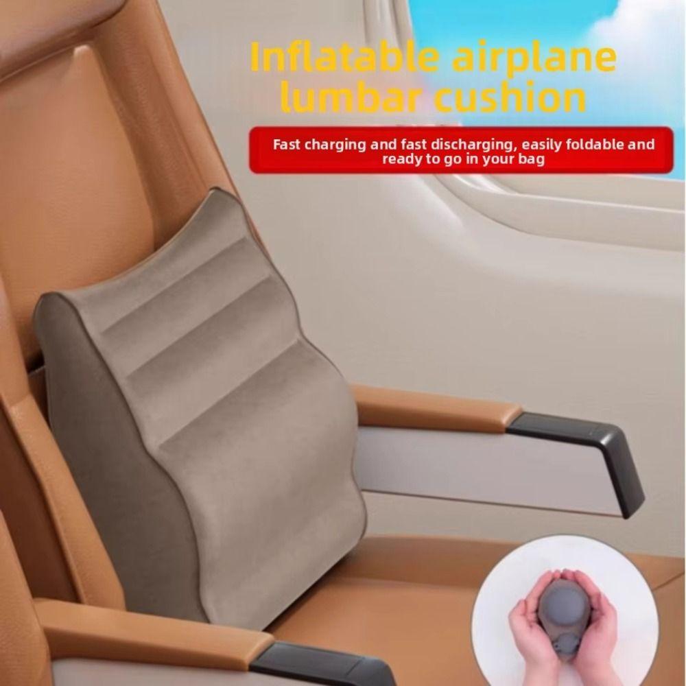 Thickened Wedge Lumbar Cushion Press Type Lumbar Support Pillow Travel Backrest Pad  Sleep Support